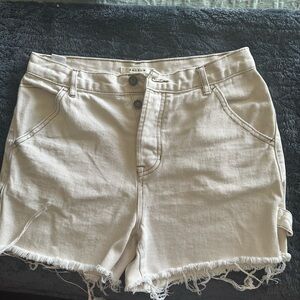 PacSun Women's Light Tan Jean Shorts